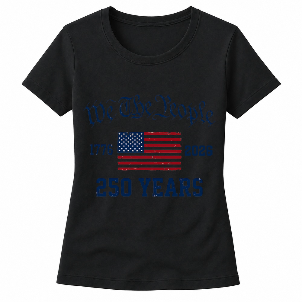 Product We the People 250 Years USA 1776 2026 Women's T-shirts