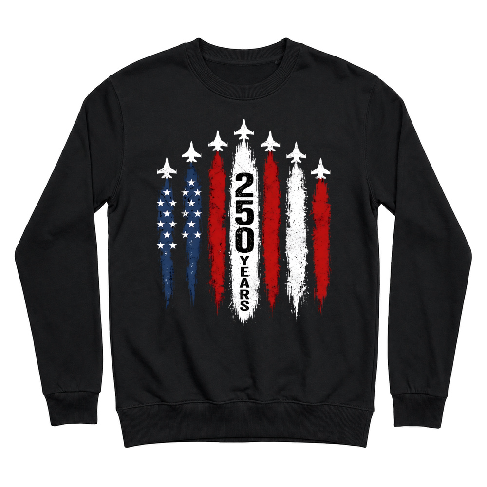Product 250 Years Patriotic Jets Unisex Sweatshirt