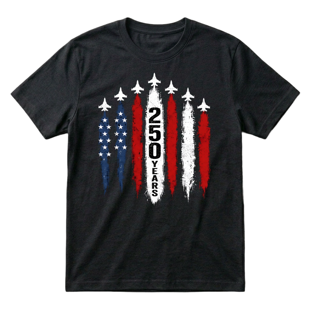 Product 250 Years Patriotic Jets T-Shirt