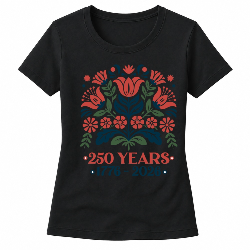 Product Retro 1776   2026 USA 250 Years Independence Day Women's T-shirts