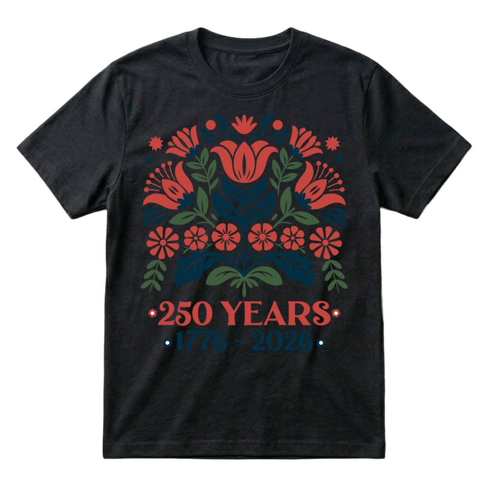 Product Retro 1776   2026 USA 250 Years Independence Day T-Shirt