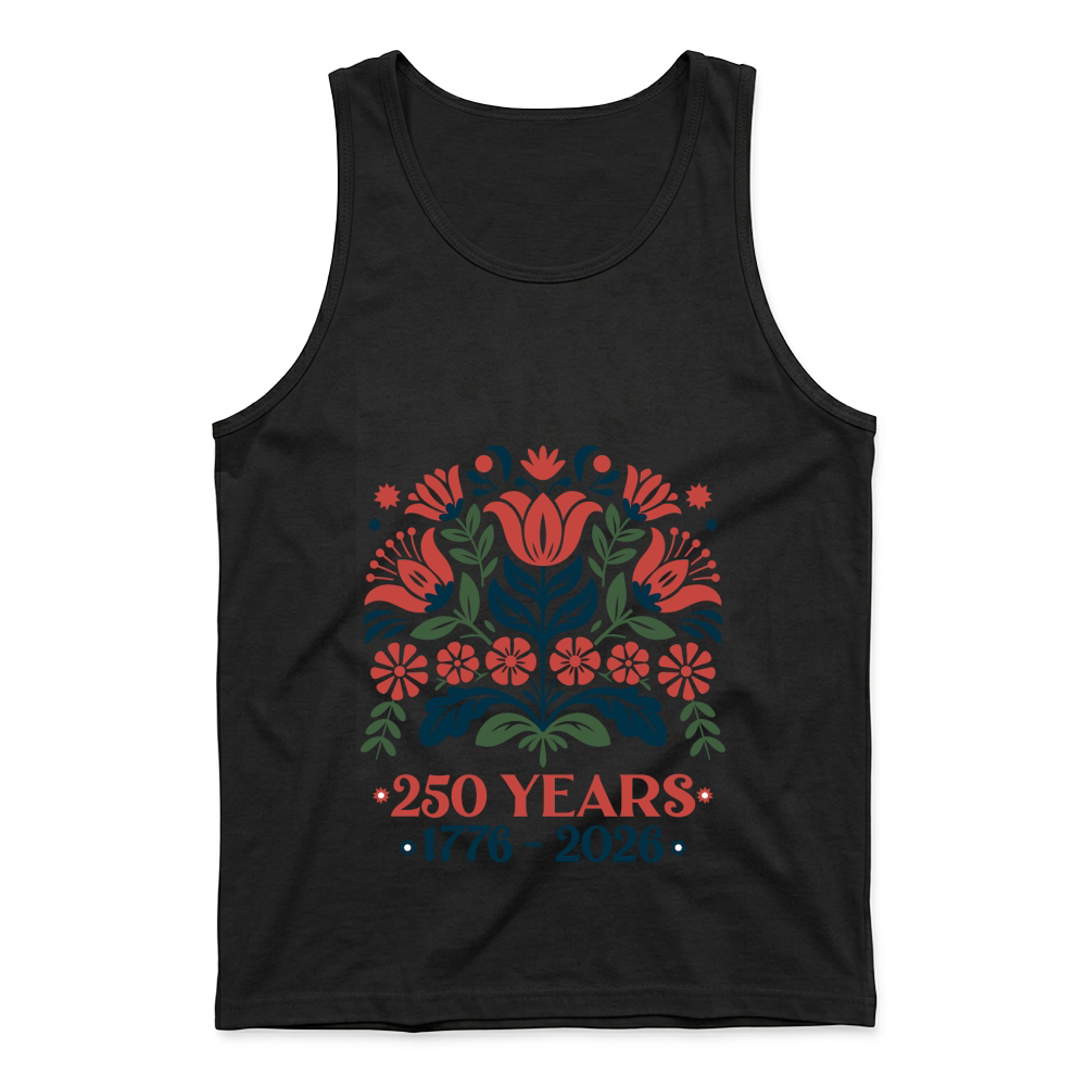 Product Retro 1776   2026 USA 250 Years Independence Day Tank Top