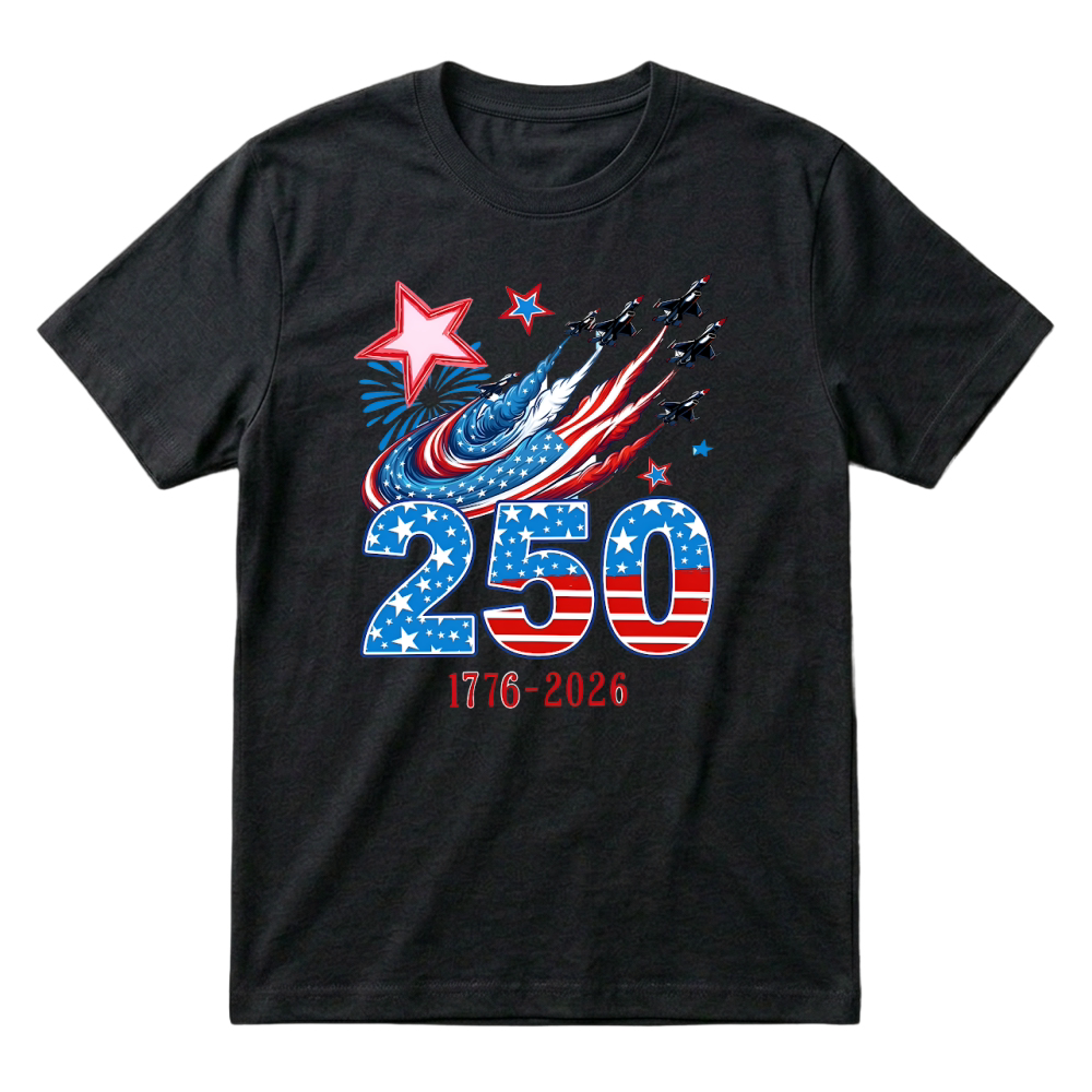 Product 250 Years Freedom USA 1776 2026 T-Shirt