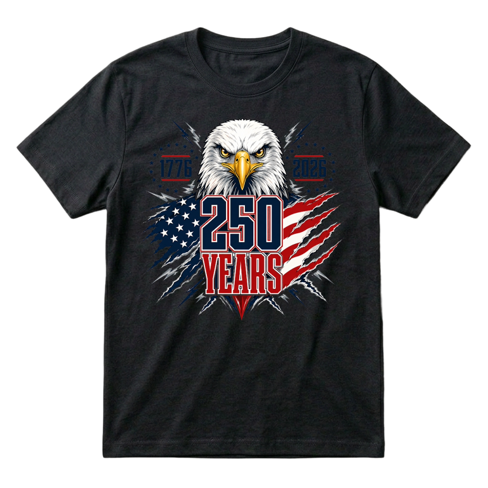 Product 250 Years Patriotic Eagle T-Shirt