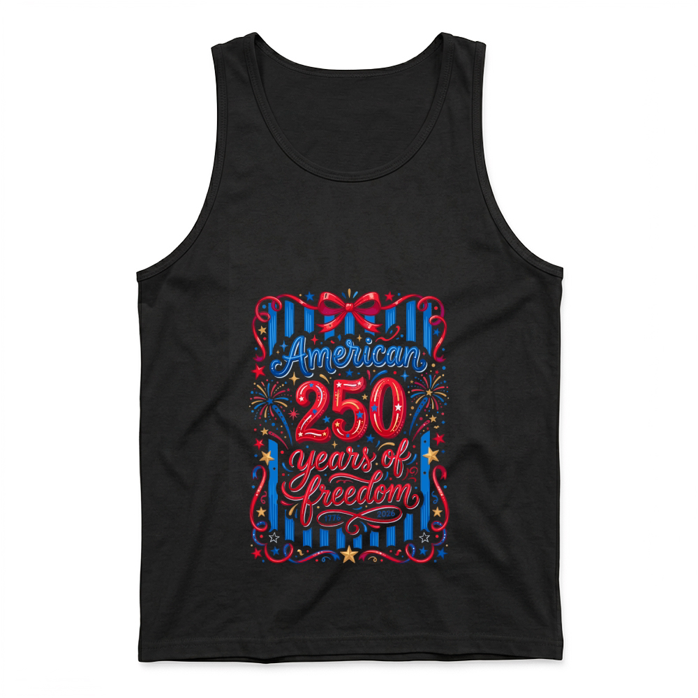 Product American 250 Years Freedom 1776 2026 Tank Top