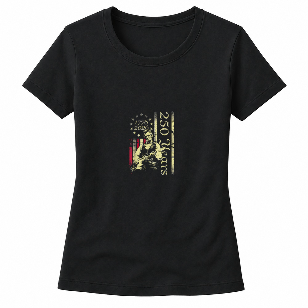 Product Vintage Abraham Lincoln Abe Lincoln Playing Guitar 250 Years T Shirt Women's T-shirts