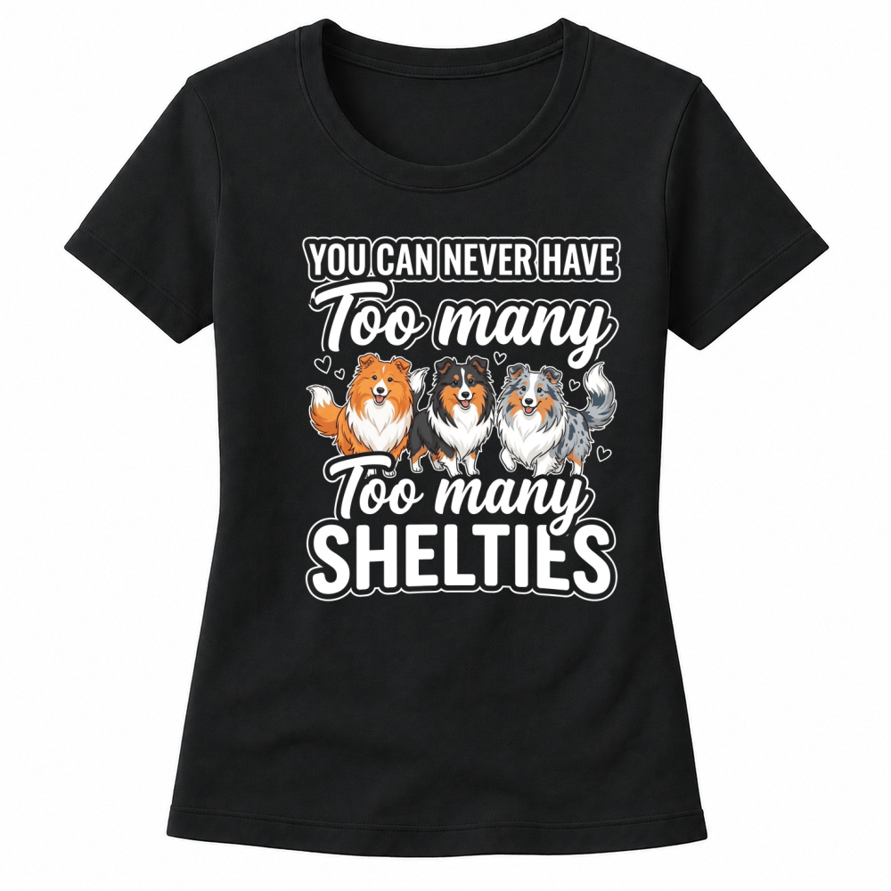 Product Shelties Dogs Hearts Canine Pets Women's T-shirts