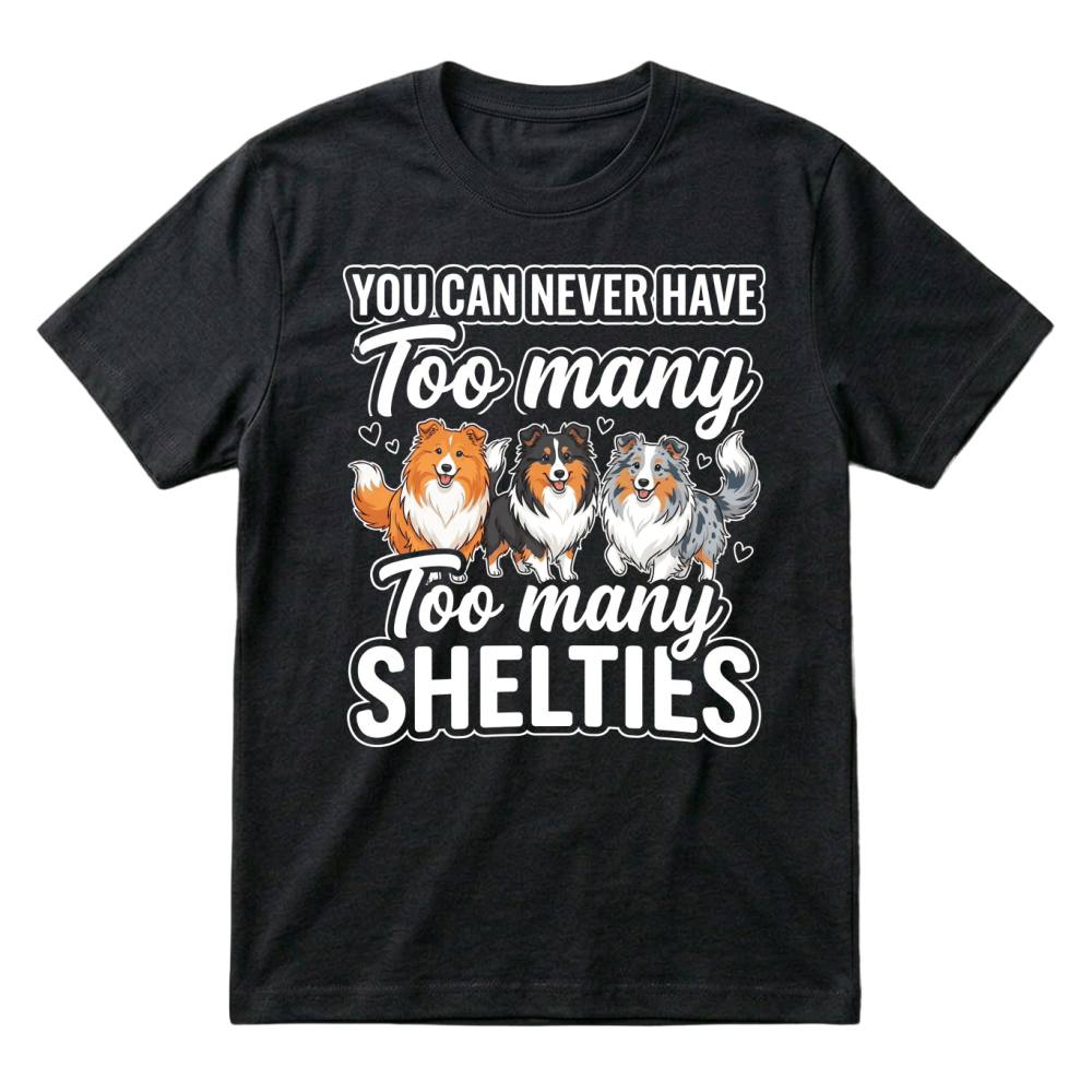 Product Shelties Dogs Hearts Canine Pets T-Shirt