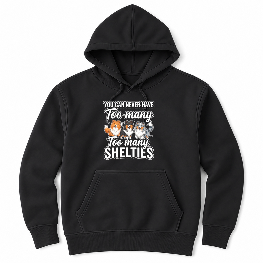Product Shelties Dogs Hearts Canine Pets Unisex Hoodie