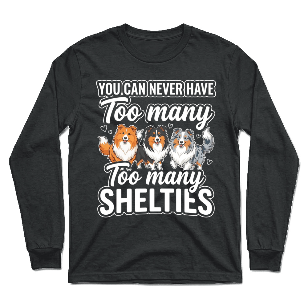 Product Shelties Dogs Hearts Canine Pets Unisex Longsleeve
