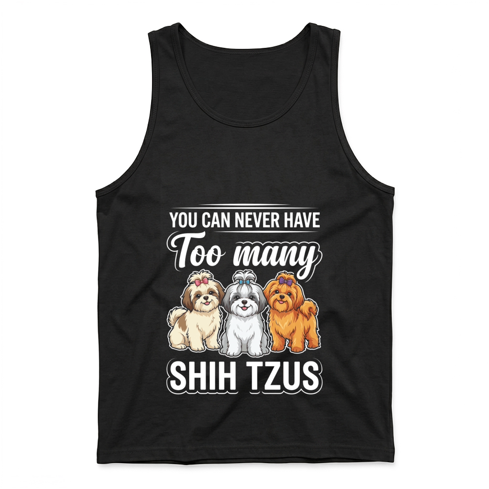 Product Shih Tzu Dog Never  Cute Tank Top