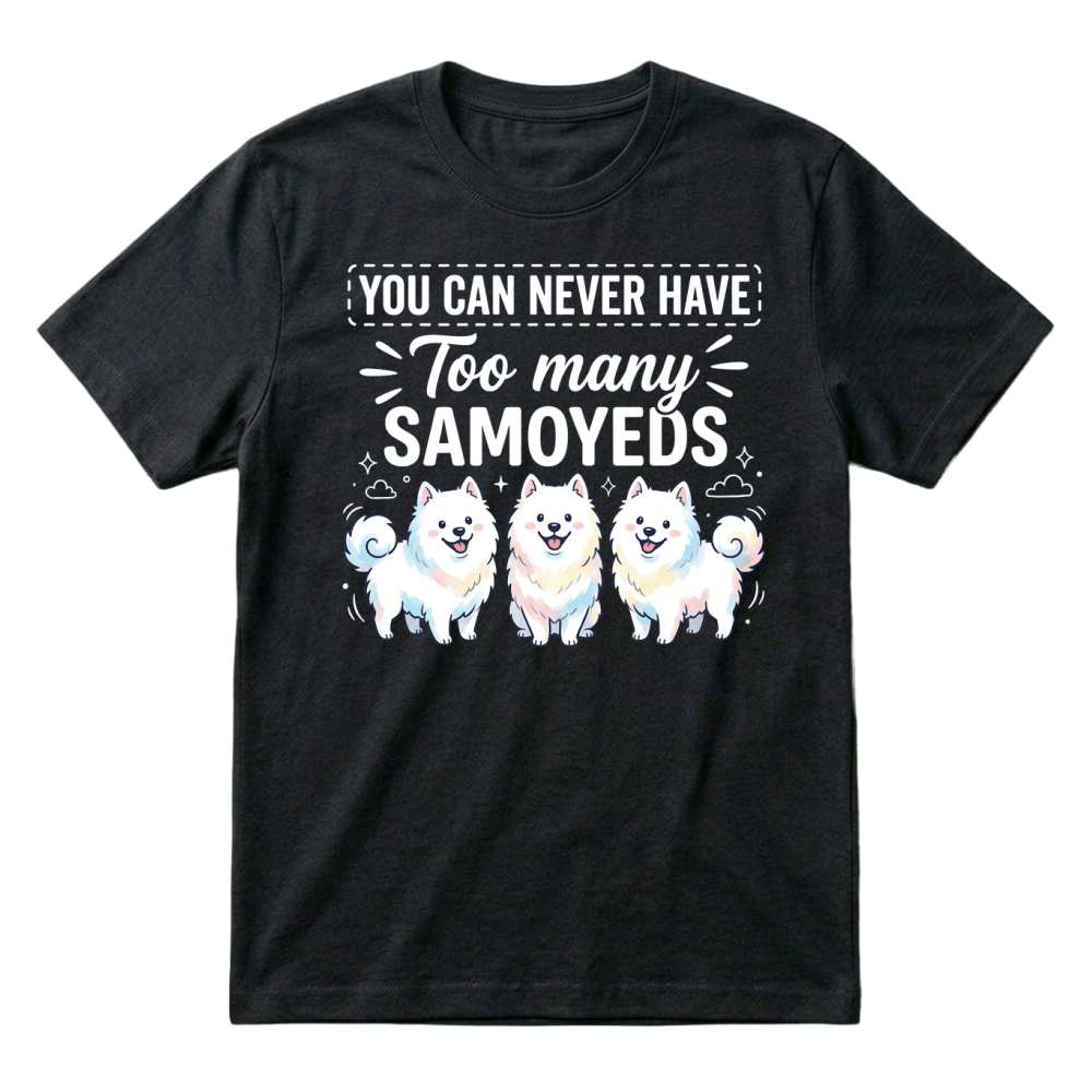 Product Samoyeds Dogs Cute Fluffy Pets T-Shirt