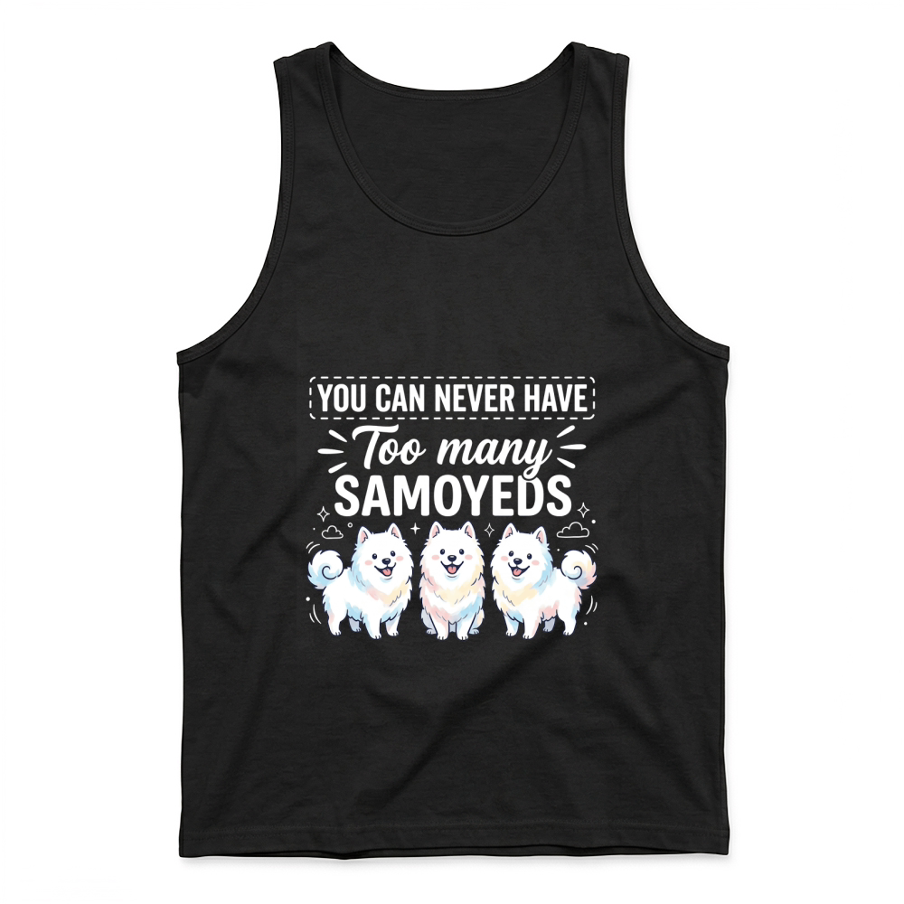 Product Samoyeds Dogs Cute Fluffy Pets Tank Top