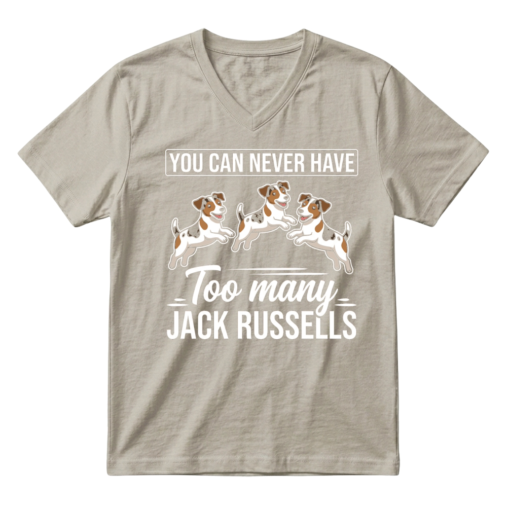 Product Jack Russell Dog Pet Canine V-Neck T-shirt