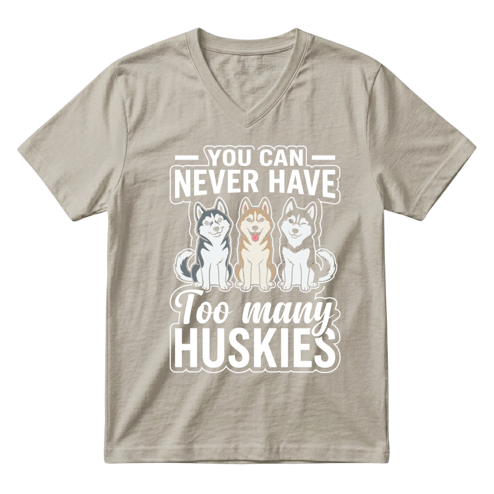 Product Husky Canine Dog Bear Huskies V-Neck T-shirt