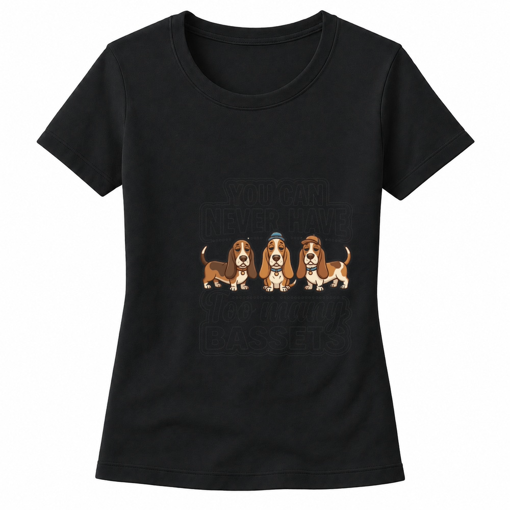 Product Bassets Dog Humor Pets Hound Women's T-shirts