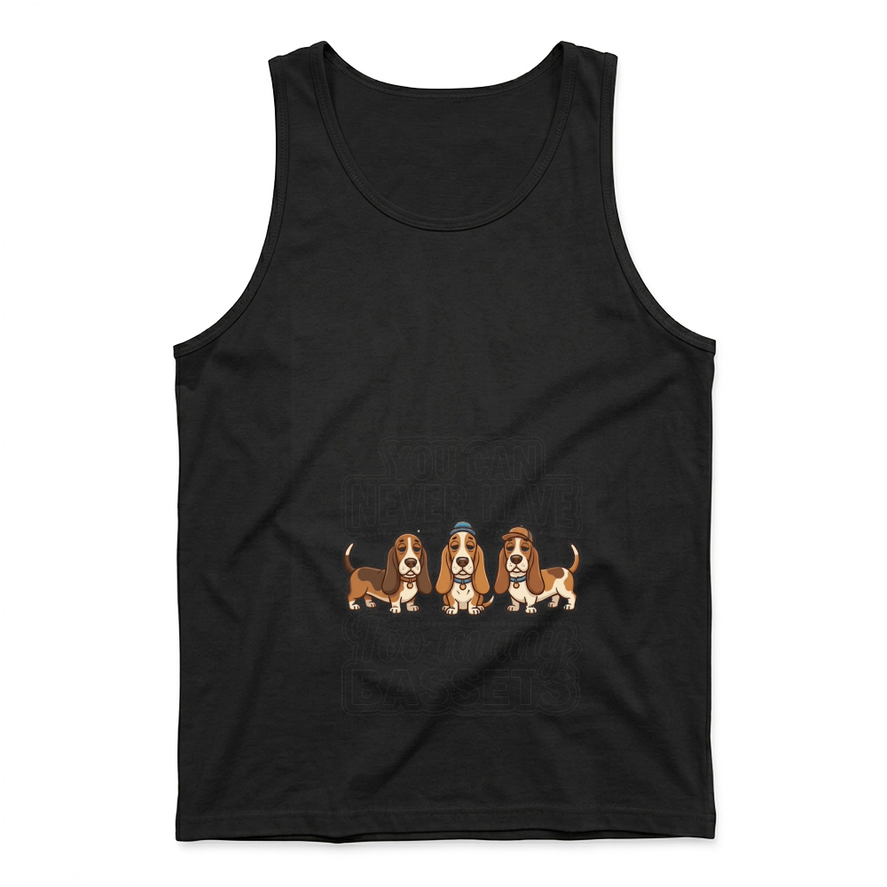 Product Bassets Dog Humor Pets Hound Tank Top