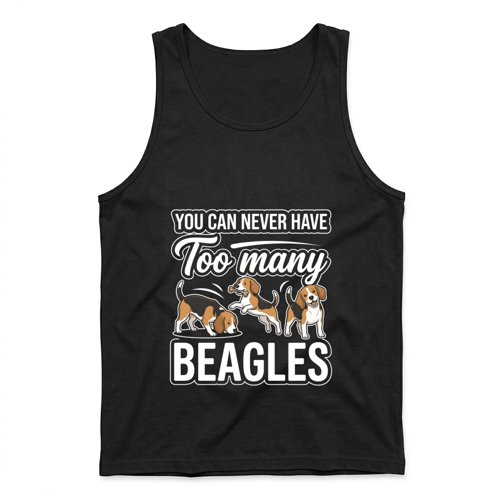Product Beagles Dogs Too Many Can Tank Top