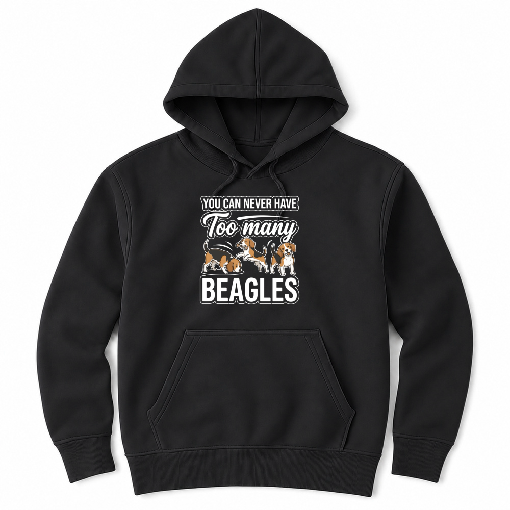 Product Beagles Dogs Too Many Can Unisex Hoodie