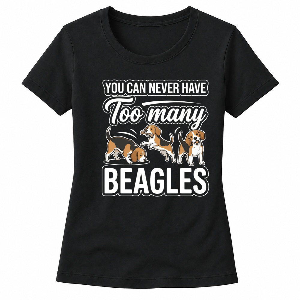 Product Beagles Dogs Too Many Can Women's T-shirts