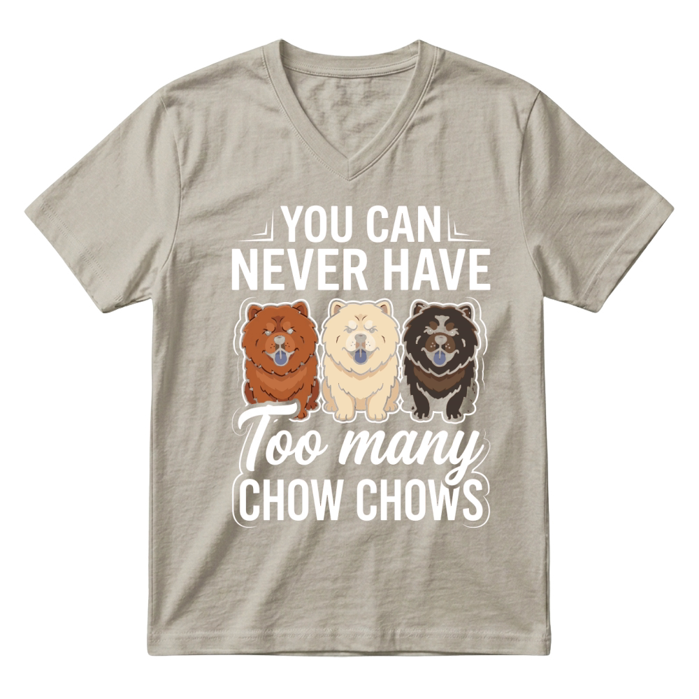 Product Chow Chows Dogs Cute Puppy V-Neck T-shirt