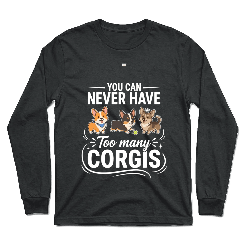 Product Corgis Dogs Pets Cute  Cartoon Unisex Longsleeve
