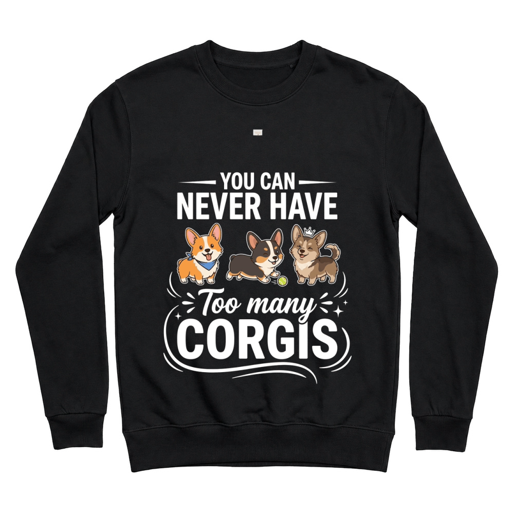 Product Corgis Dogs Pets Cute  Cartoon Unisex Sweatshirt