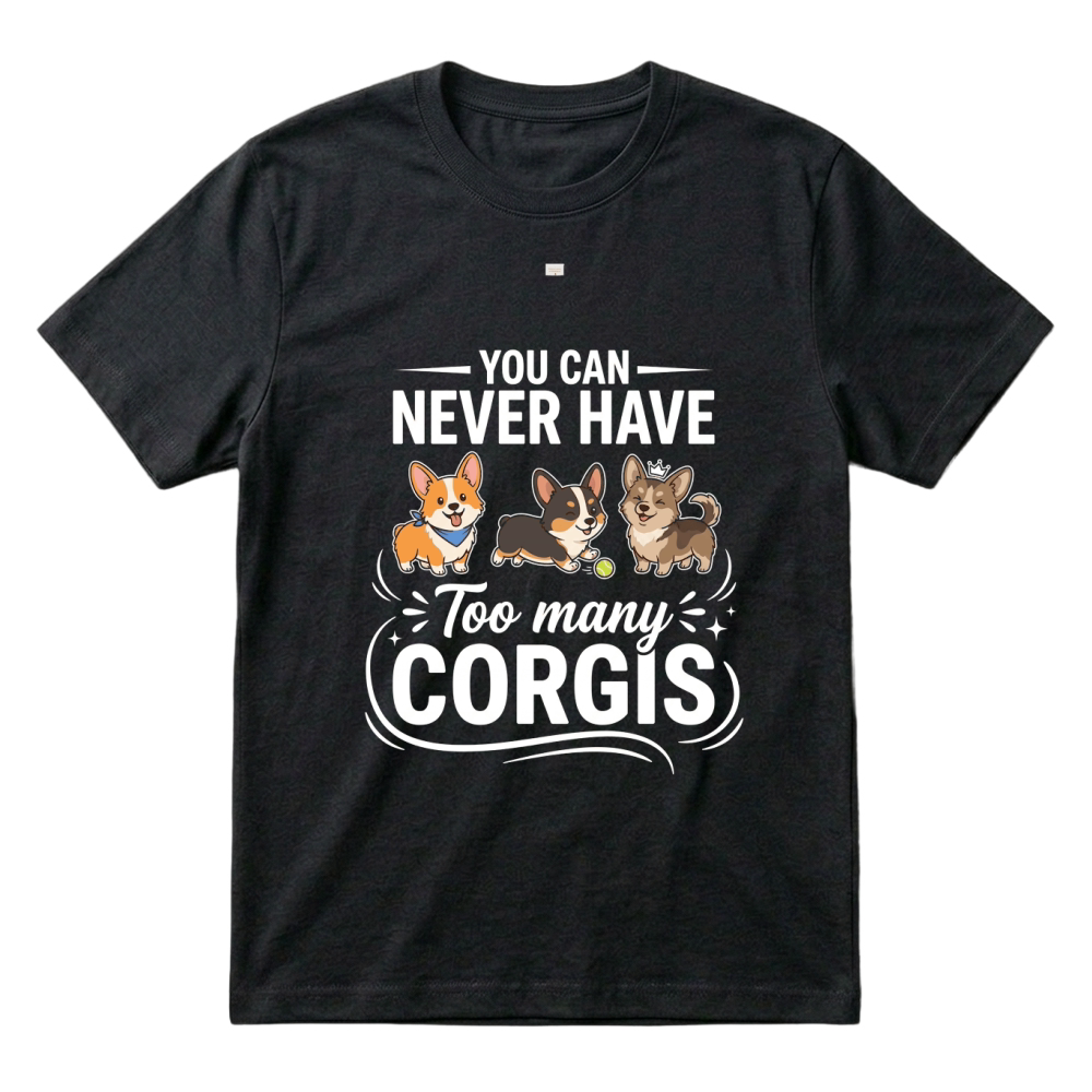 Product Corgis Dogs Pets Cute  Cartoon T-Shirt