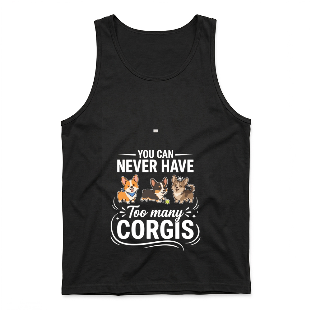 Product Corgis Dogs Pets Cute  Cartoon Tank Top