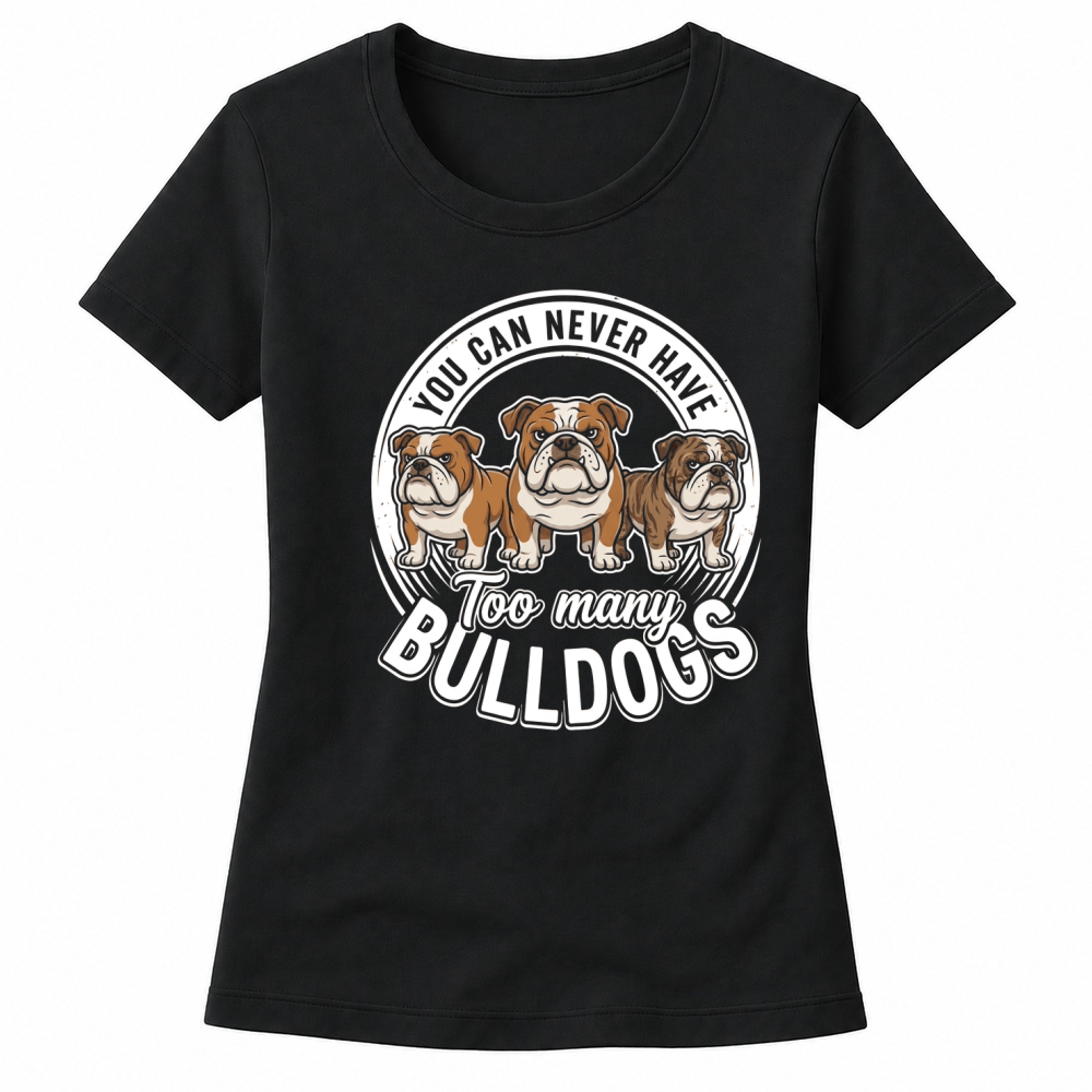 Product Bulldogs Dogs Pets Animals Funny Women's T-shirts