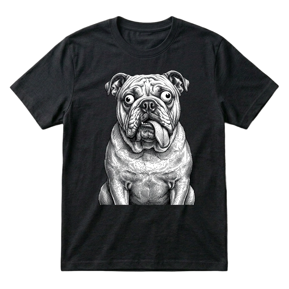 Product Bulldog Dog Funny Pet Animal T-Shirt
