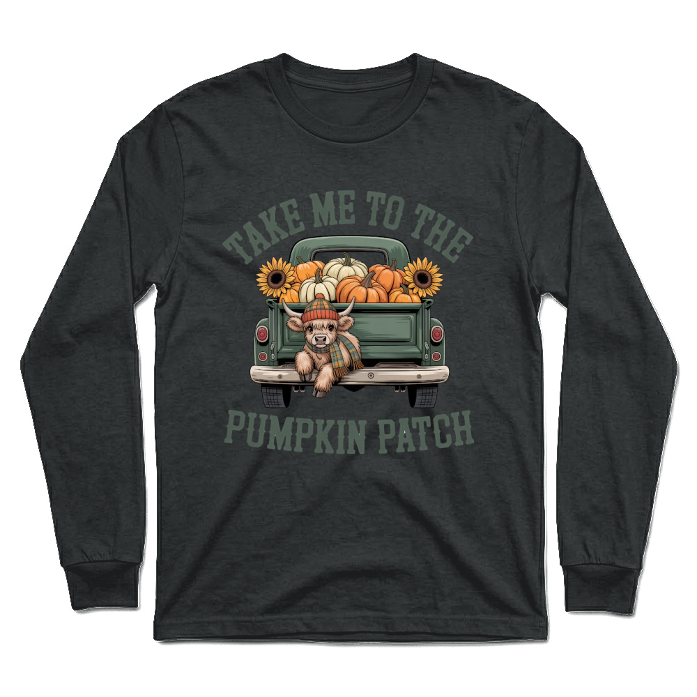 Product take me to the pumpkin patch halloween Unisex Longsleeve