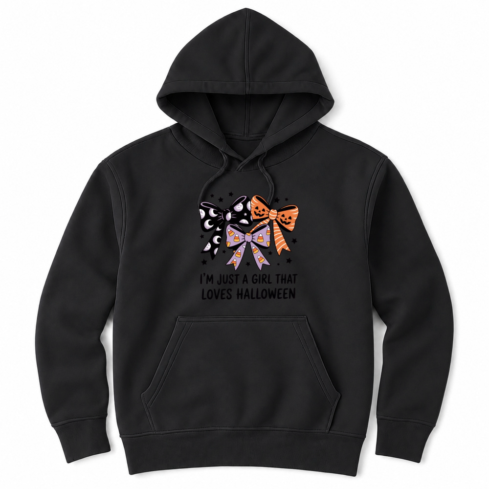Product i'm just a girl that loves halloween Unisex Hoodie