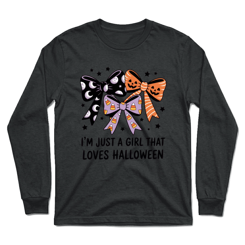 Product i'm just a girl that loves halloween Unisex Longsleeve