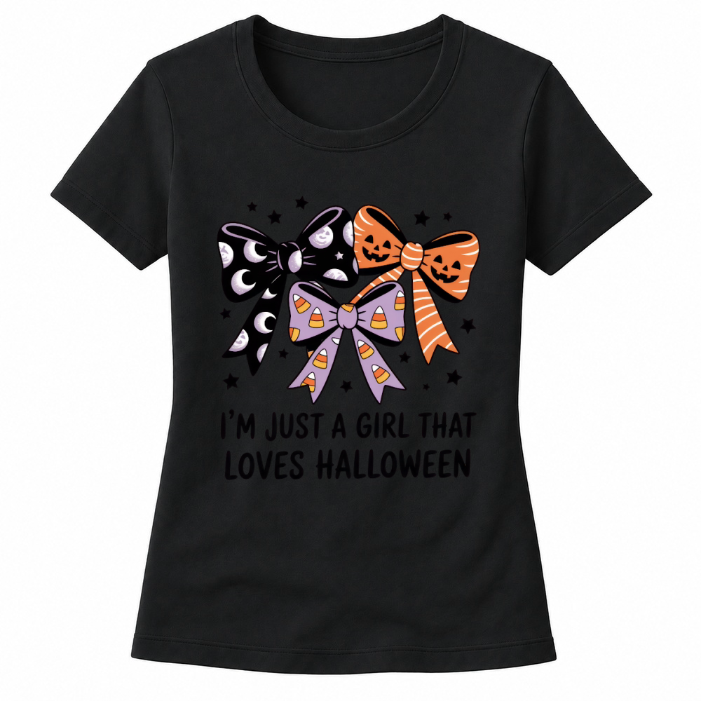 Product i'm just a girl that loves halloween Women's T-shirts