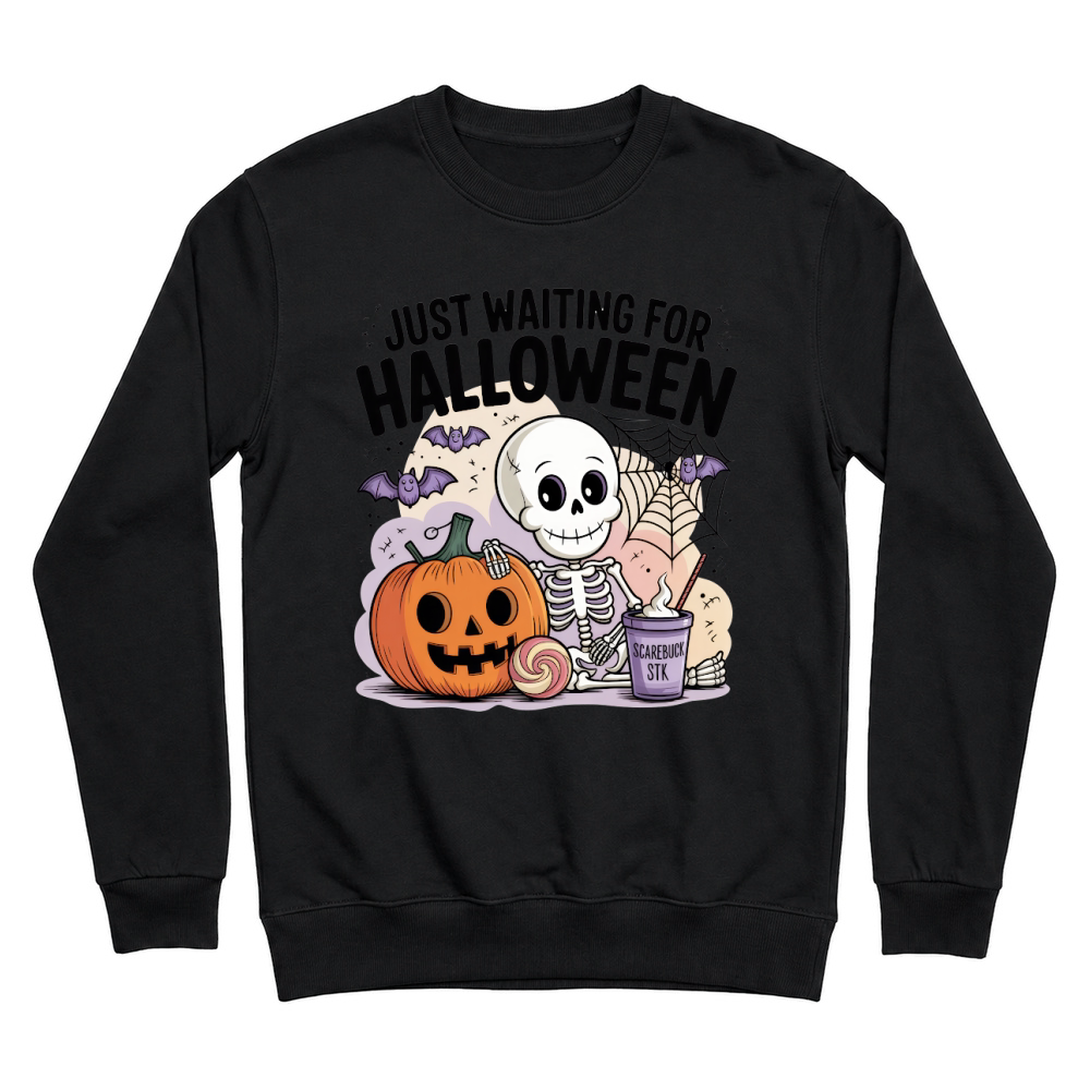 Product just waiting for halloween Unisex Sweatshirt