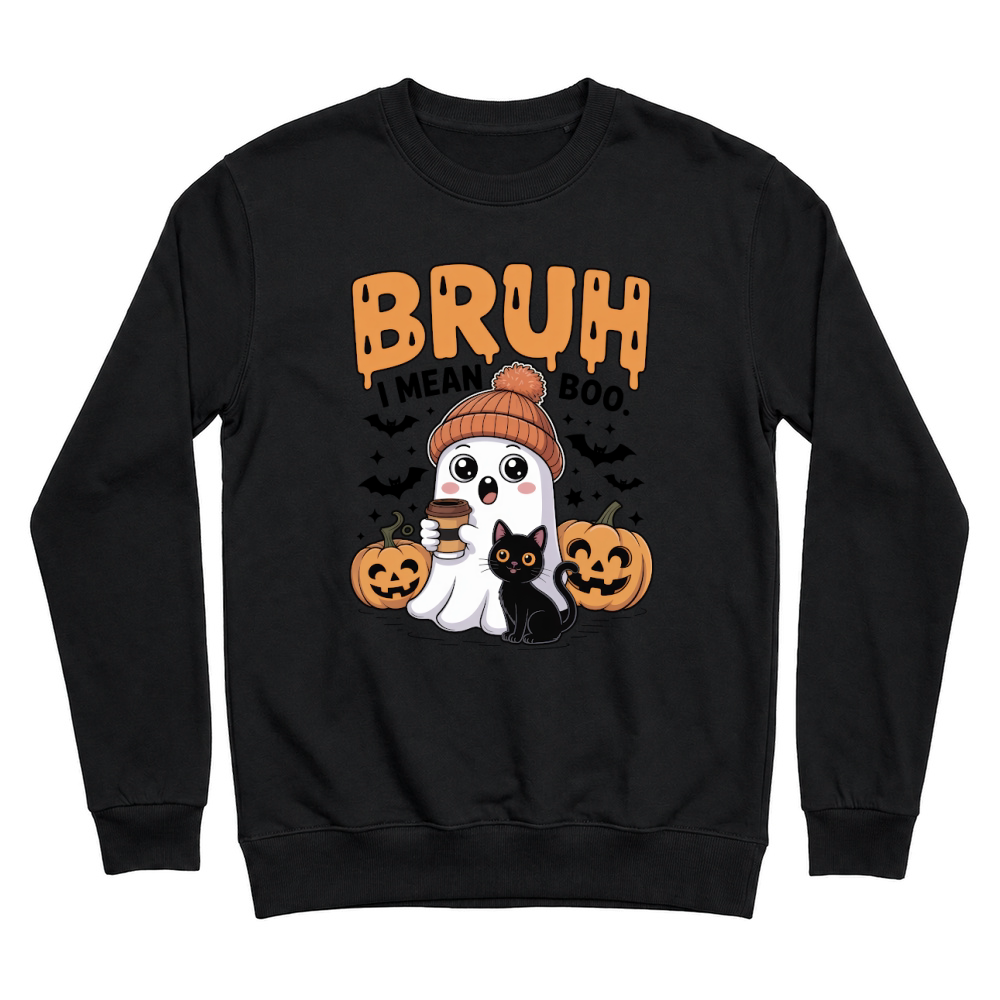 Product bruh i mean boo halloween Unisex Sweatshirt