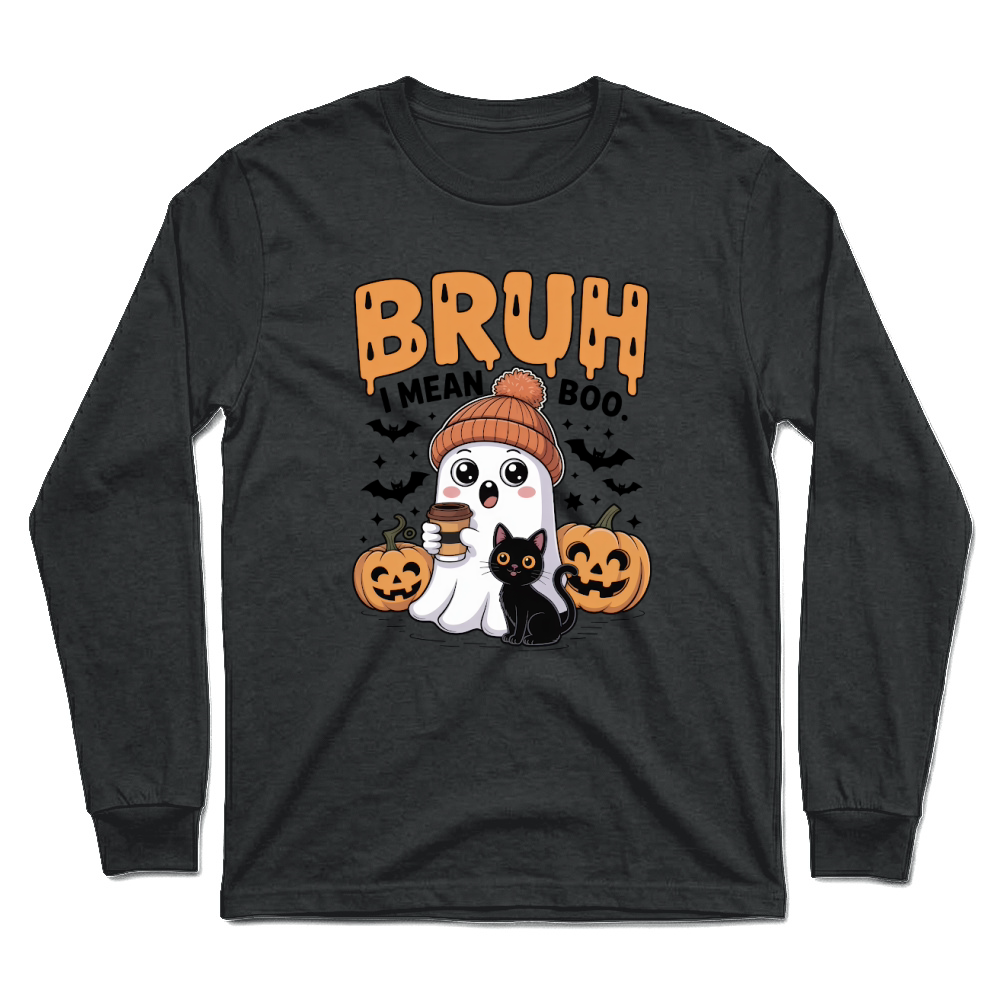 Product bruh i mean boo halloween Unisex Longsleeve