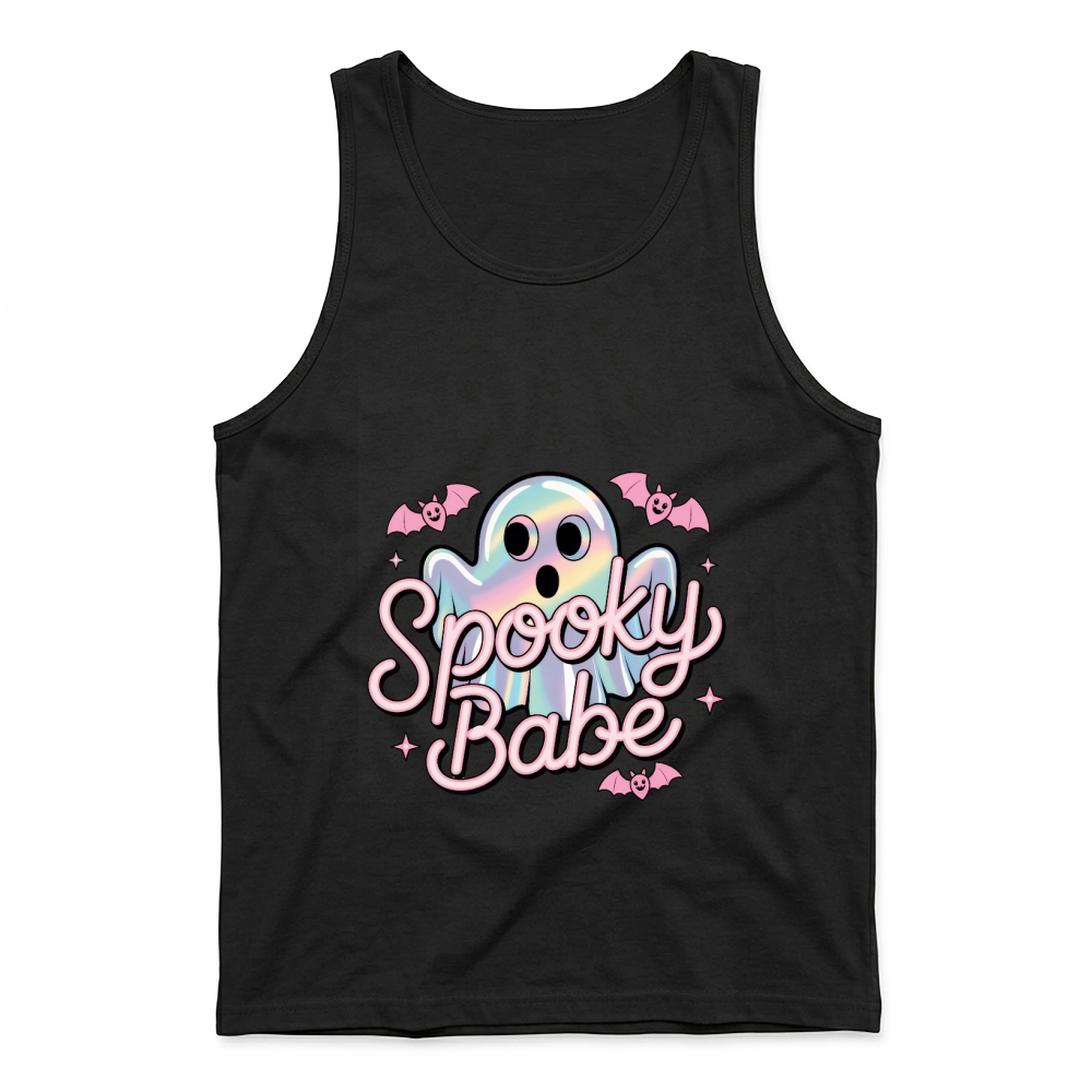 Product spooky babe pink vibes halloween Tank Top