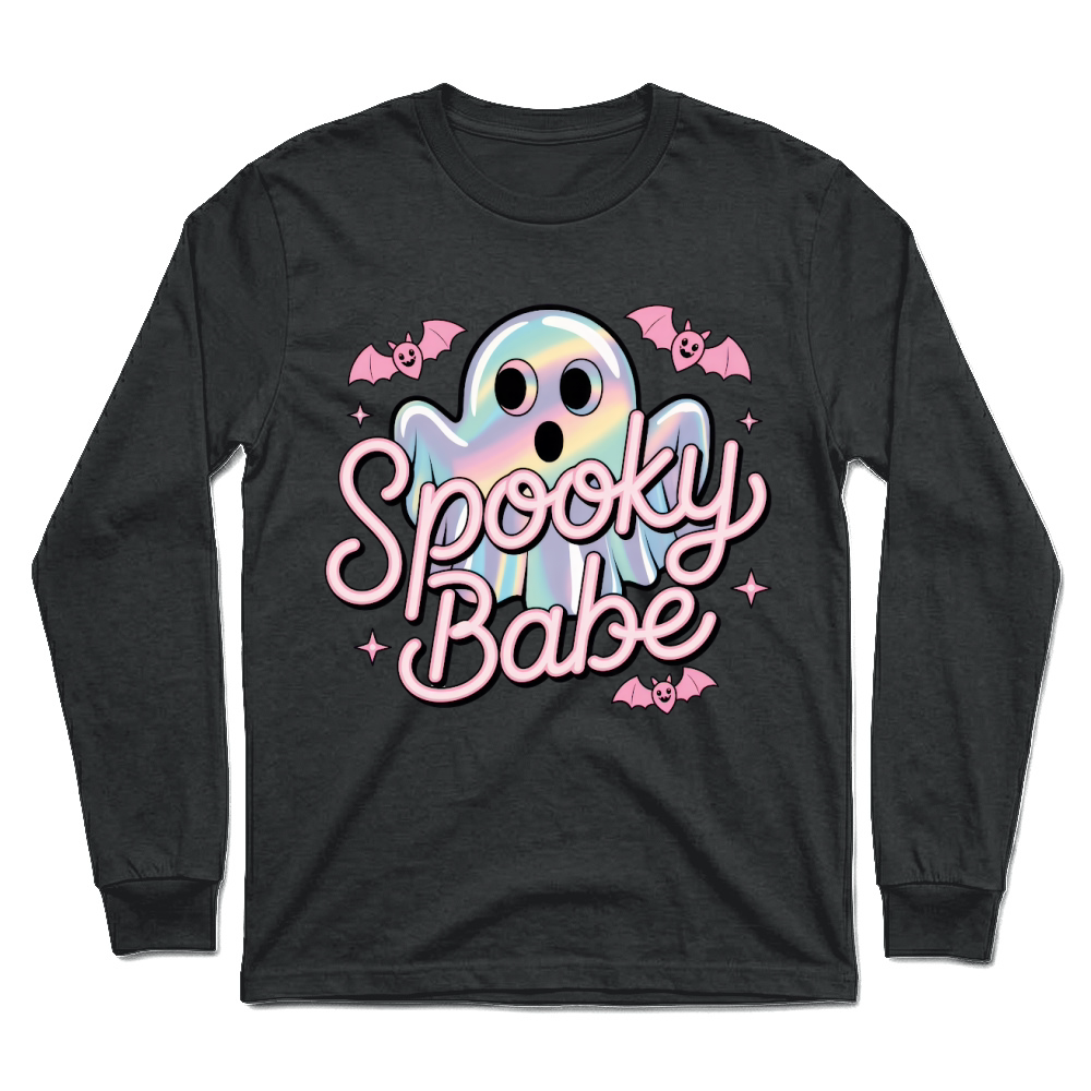 Product spooky babe pink vibes halloween Unisex Longsleeve