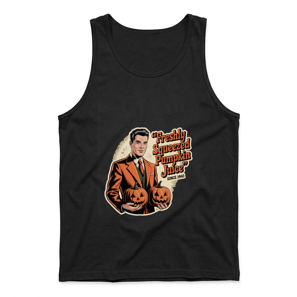 Product freshly squeezed pumpkin juice since 1941 halloween Tank Top