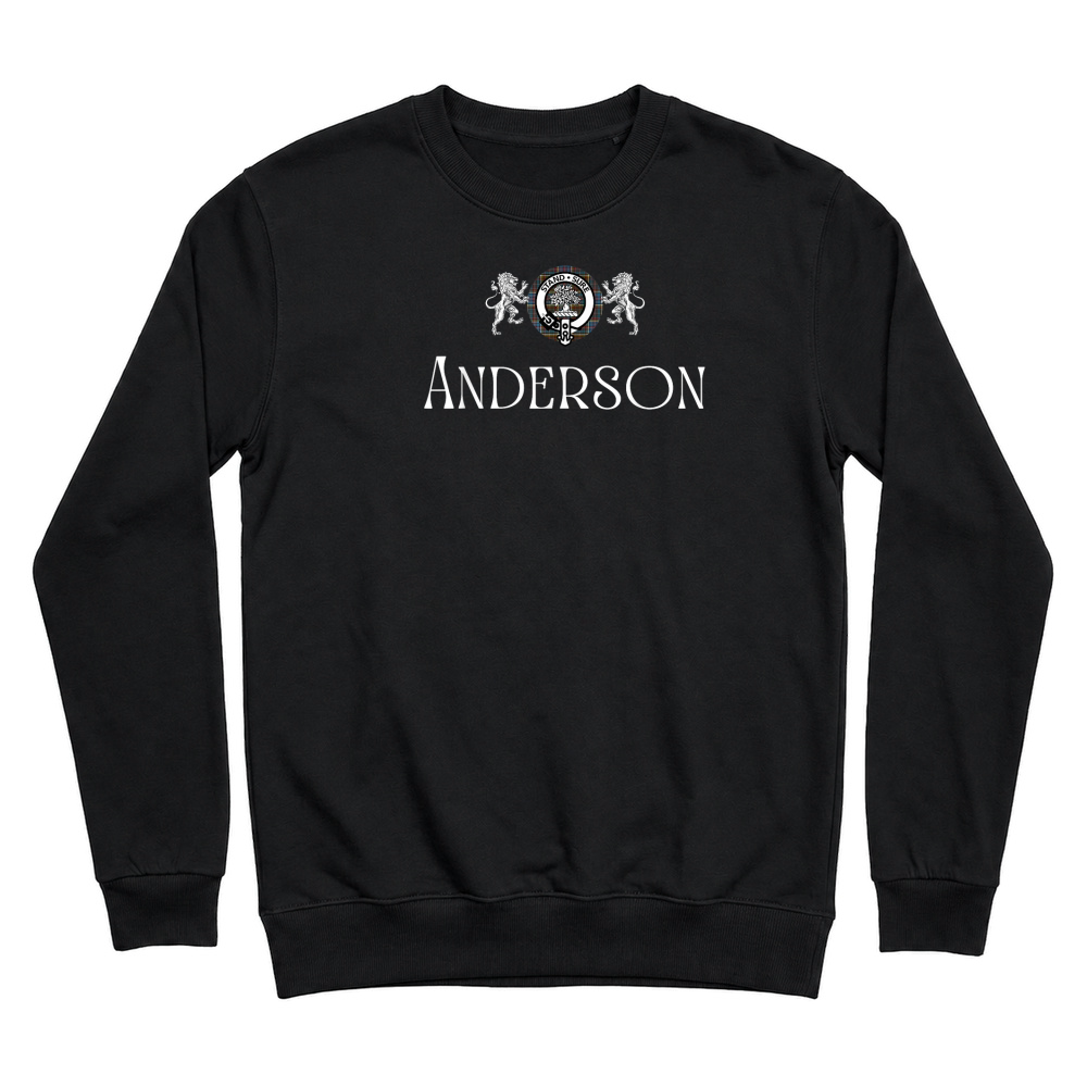 Product Anderson Clan Scottish Name Coat Of Arms Tartan T Shirt Unisex Sweatshirt
