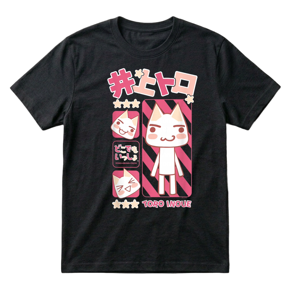 Product Pink Tone Character Collage Cute Kanji Video Game T Shirt T-Shirt
