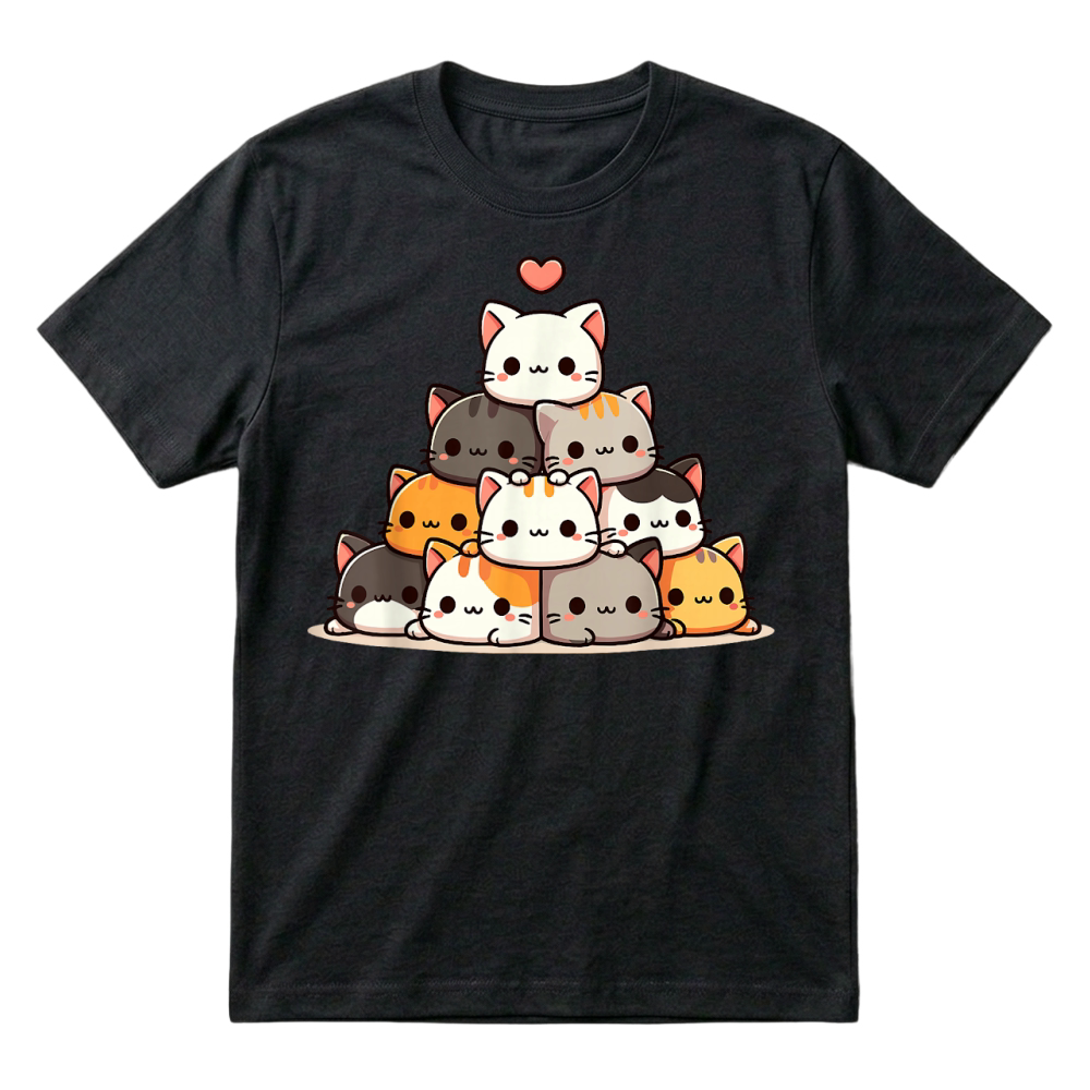 Product Cat Cute Cats Anime Kawaii T Shirt T-Shirt