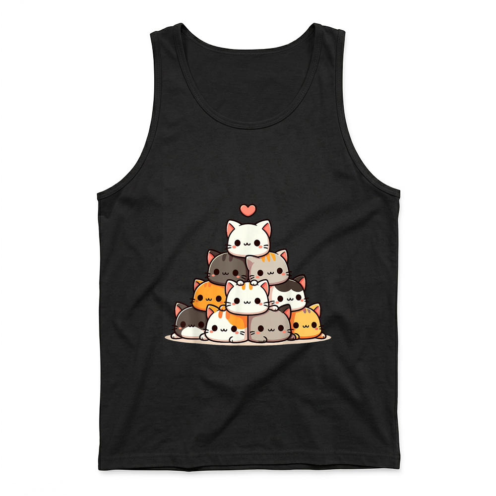 Product Cat Cute Cats Anime Kawaii T Shirt Tank Top