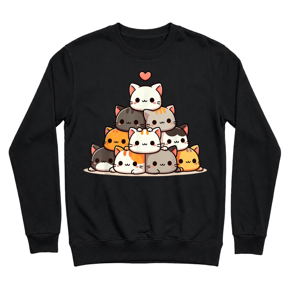 Product Cat Cute Cats Anime Kawaii T Shirt Unisex Sweatshirt