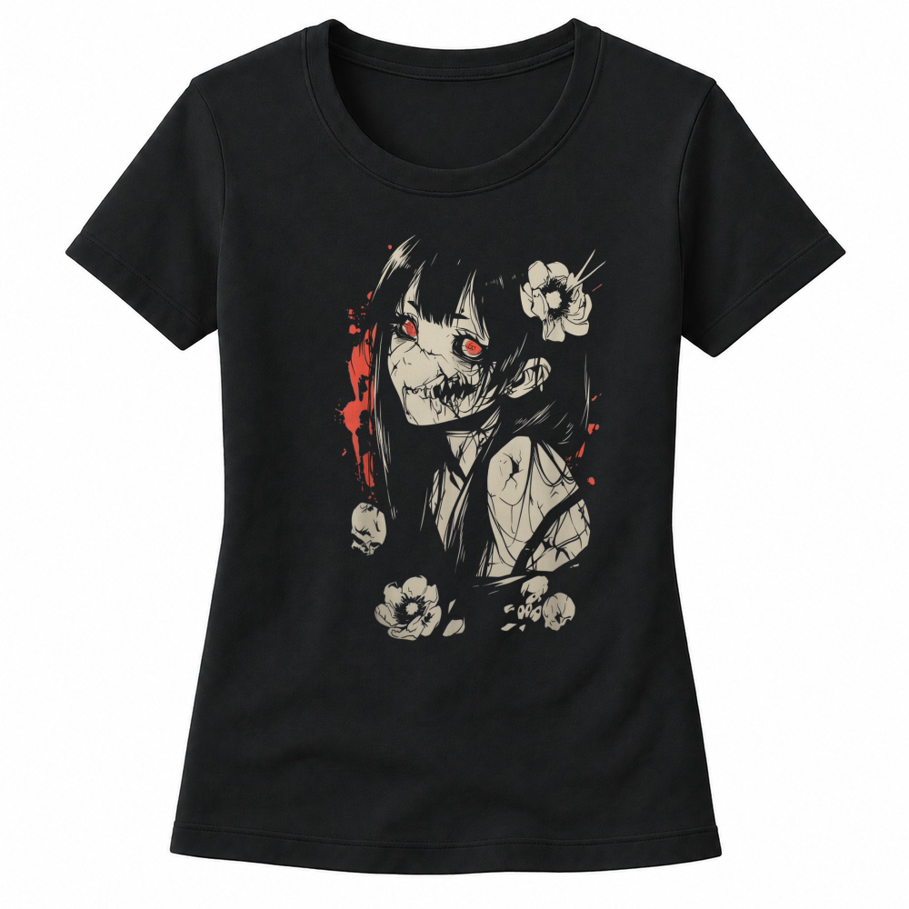 Product Horror Anime Manga, Japan Japanese Creepy Kawaii Goth T Shirt Women's T-shirts