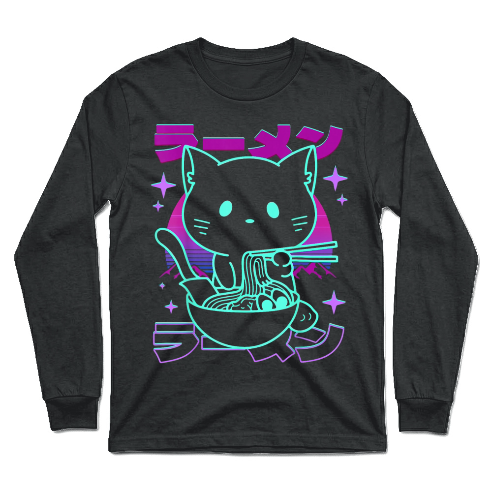 Product Kawaii Cat T Shirt Unisex Longsleeve
