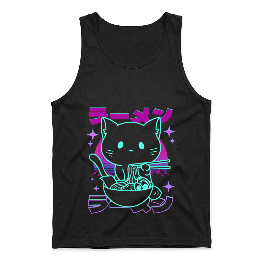 Product Kawaii Cat T Shirt Tank Top