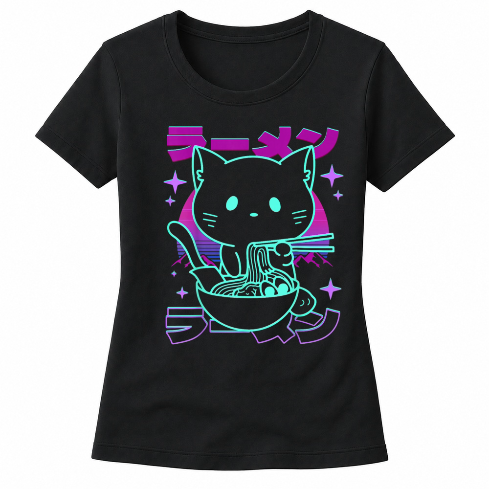 Product Kawaii Cat T Shirt Women's T-shirts